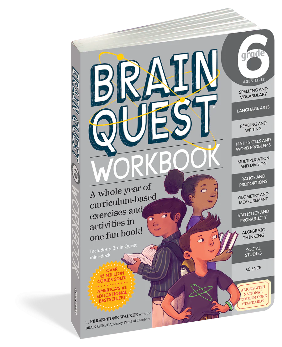 Brain Quest Workbook: Grade 6