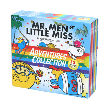 Mr. Men & Little Miss Adventures By Roger Hargreaves 12 Books Collection Box Set - Ages 3+ - Paperback