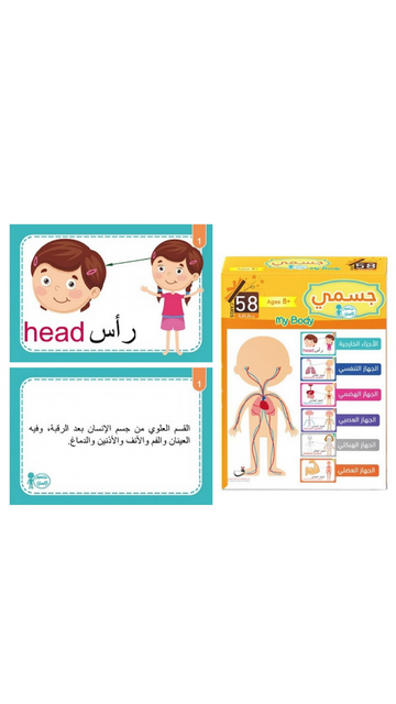 بطاقات جسمي
