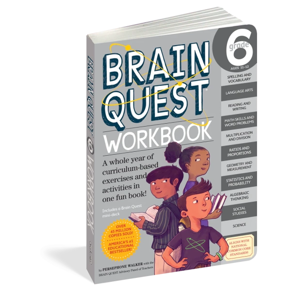 Brain Quest Workbook: Grade 6 - 761182438